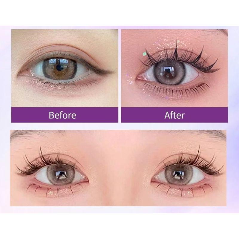 Lactacia - Glue-free False Eyelashes Clusters with Tweezers