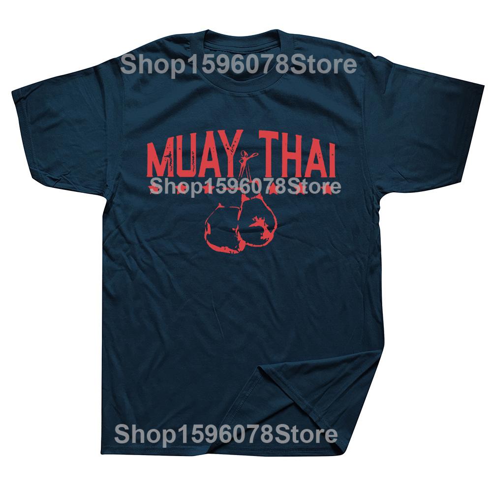 Muay Thai Boxing For Martial Arts Lovers t Shirts Men Cotton Vintage T-Shirts Crew Neck Tee Shirt Short Sleeve Clothing