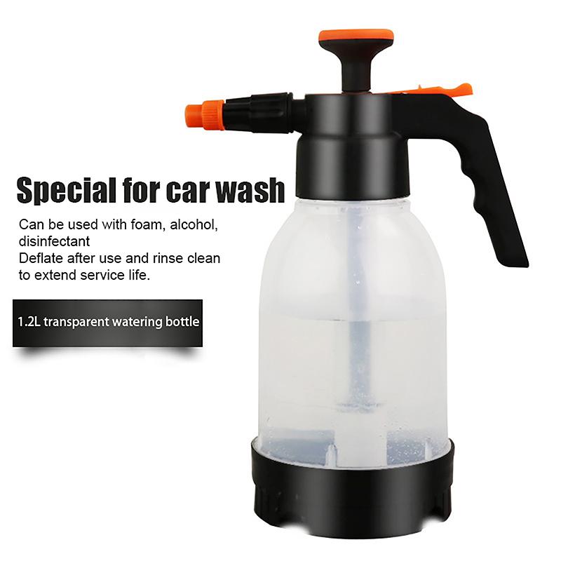 

Инструменты для чистки 1.2L/2L Бутылка-спрей для мытья автомобиля, ручная мойка автомобиля, полив автомобиля, садоводство, опрыскиватель сжатого воздуха