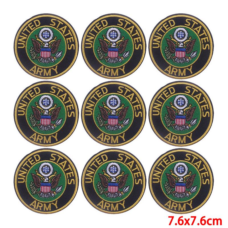 10 Pcs/lot Wholesale Embroidery Patch Iron On Patches For Clothing Patches On Clothes Jackets Decor Applique Sew Supplies
