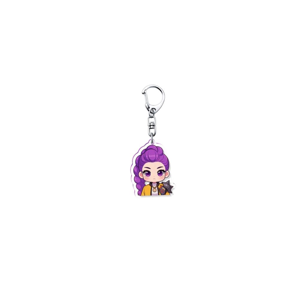 2D Acrylic Keychain Backpack Pendant