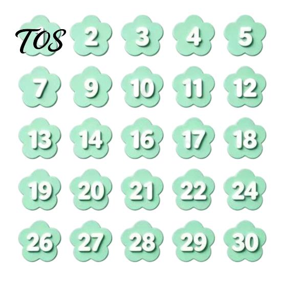 Classroom Grouping Labels 30PCS Numbered Pencil Toppers, Reusable Prevent Confusion Labels, Management System Plastic Tracking Marker Clips,