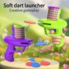 Soft Foam Disc Launcher Toy Kids Safe Flying Disc Shooter Game