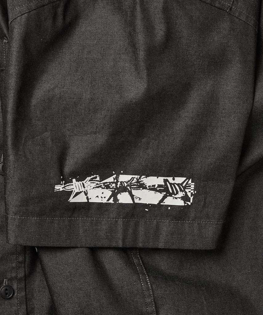 Yes Ic Y.E.S Doodle Half Shirt Black
