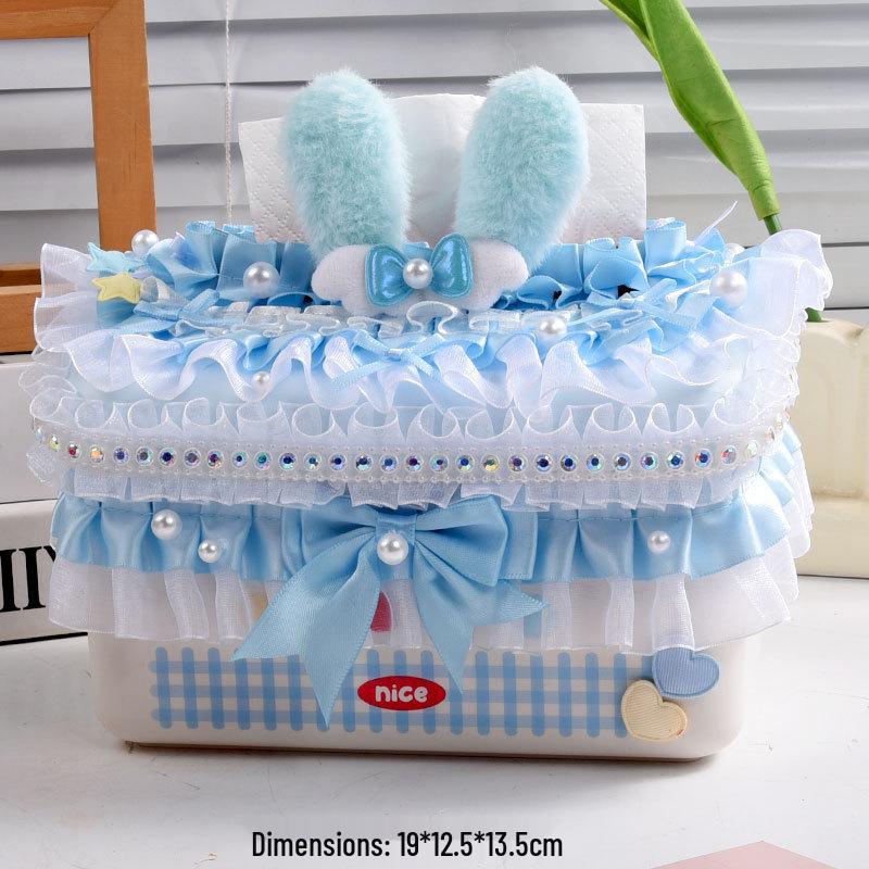 2026 DIY Fluffy Rabbit Tissue Box - Handmade Personalized Pull-out Gu Mei Style