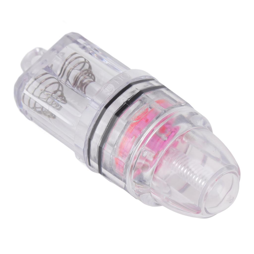 Deep Drop Fishing Light Transparent Plastic AA Battery Powered LED Fishing Light for Trolling Sea Freshwater Red