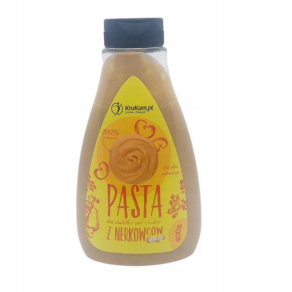 KruKam Cashew Nut Paste 400g In a Squeezer Bottle with a Non-spill Cap