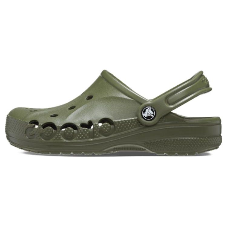 Crocs Baya Platform Clog EVA Comfortable Non-Slip Durable Clogs Unisex Clogs Green 10126-309