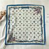 New Fashion Temperament Silk Scarf Female Presbyopia Imitation Silk Scarf 71x71cm Autumn and Winter Decorative Neck Protection Scarf Shawl