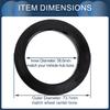 UXCELL 4 pcs Car Hub Centric Rings Plastic Wheel Bore Center OD 73.1 72.6 74.1 to ID 57.1 64.1 54.1 66.1 mm