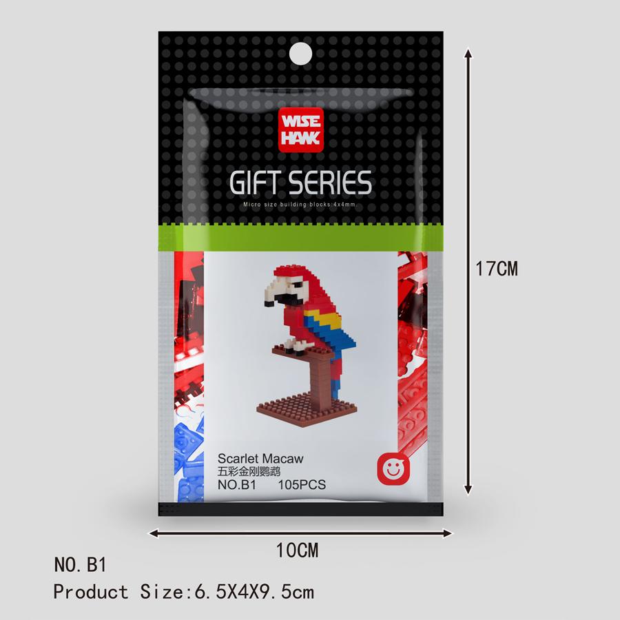 Mini Tiere Mikropartikel Bausteine Diamantsteine Kinderspielzeug Katze Hund Fisch Vögel Modelle Montage Spielzeug Geschenksets