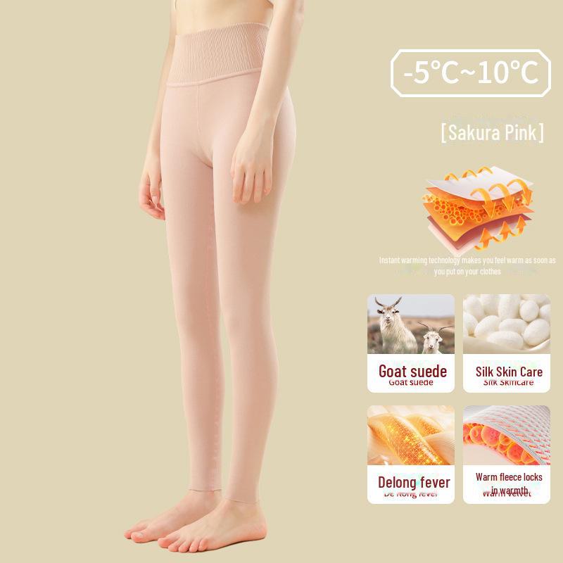 

Женские утепленные брюки Plus Velvet - немецкий бархат, двухсторонний согревающий шелк, облегающие зимние леггинсы XXL