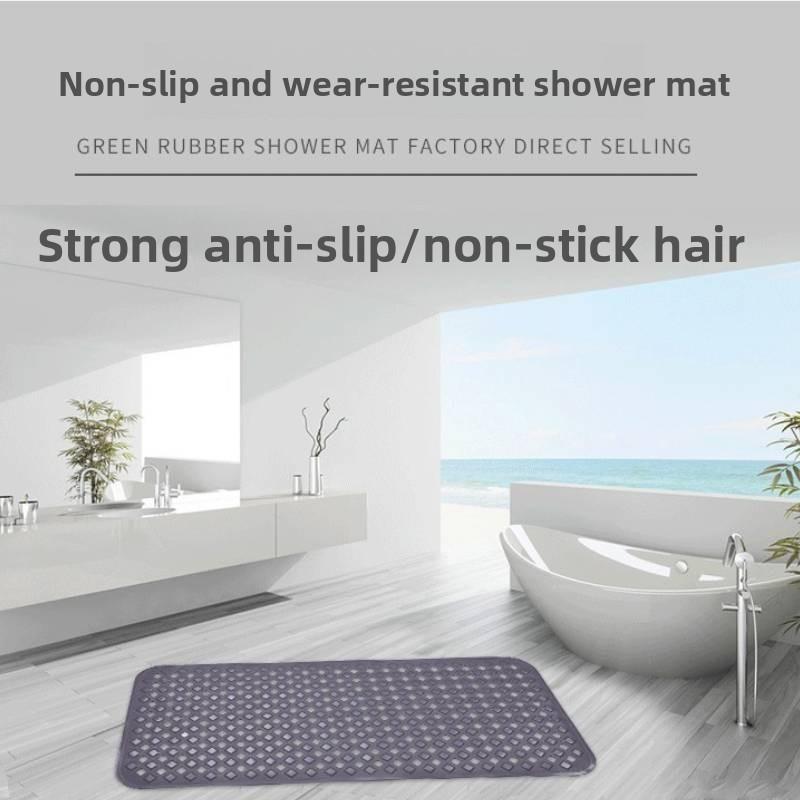 Pvc Shower Mat With Suction Cups For Bathroom Antislip Safety Nonslip Design