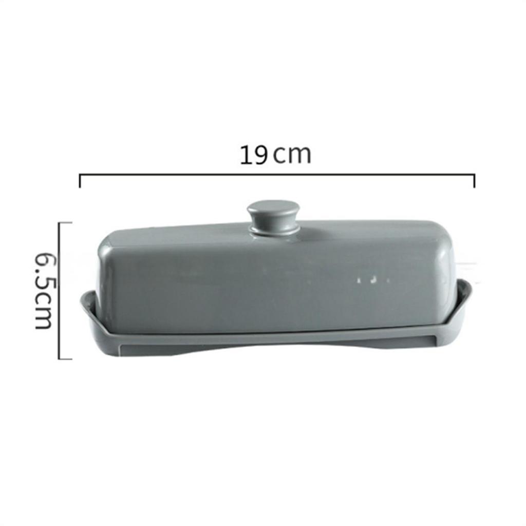 Household Butter Dish with Lid Kitchen Organization Butter Keeper Container for Baking Countertop Restaurant Cake Shop Fridge