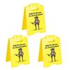 1/2/3Pcs Caution Overstimulated Desk Sign Cowboy Frog Hold On Partner I'm Overstimulated Mini Table Sign Home Office Decoration Coworkers Gag Gift