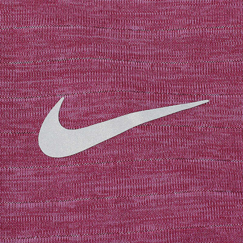 Nike Logo Print Crew Neck Long Sleeve T-Shirt Men Tops Purple-Red DD5663-653