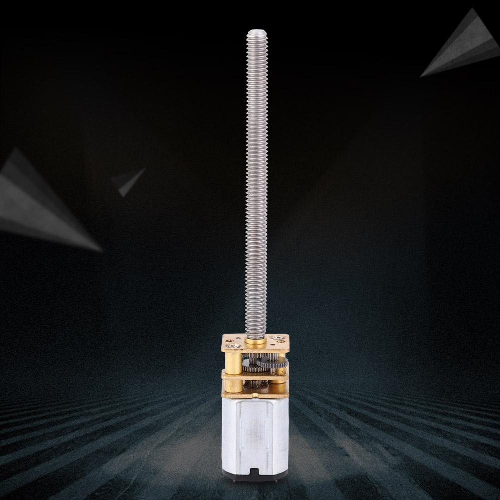 N20 Gear Motor   Screw Speed Reduction Motor M4x55mm 6V Ball Screw Part(500)