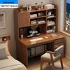Modern Computer Desk with Bookshelf & Storage for Home, Office, Bedroom & Study Room