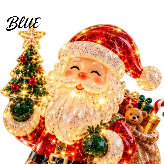 Family Craft Night Kit with Light DIY Christmas Tree Activity Resin Kit Epoxy Mold LED