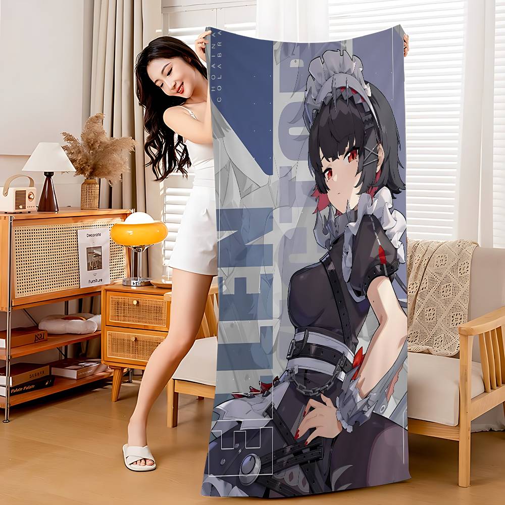 ZZZ Ellen Joe Game Zenless Zone Zero Microfiber Beach Towel Absorbent Quick dry Soft Yoga Swimming Resort Mountain Climbing