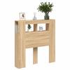 Vidaxl Testata del Letto con LED, Rovere Sonoma, 100X18,5X103,5 Cm