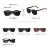 NINSUN Walnut Wood Sunglasses Men Wooden Sunglasses Women Brand Designer Mirror Original Wood Sun Glasses retro de sol masculino
