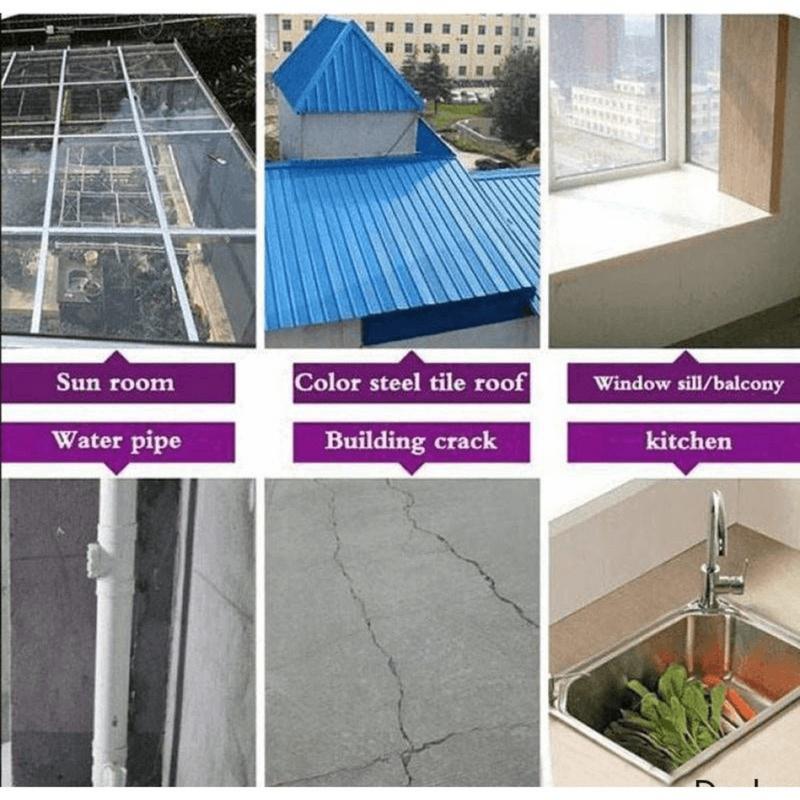 Hliníková fóliová páska, butylová vodotěsná páska, super pevná oprava prasklin na stěně snadné použití