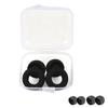 Quiet Ear Plugs for Noise Reduction Soft Reusable Hearing Protection in Flexible Silicone for Sleep