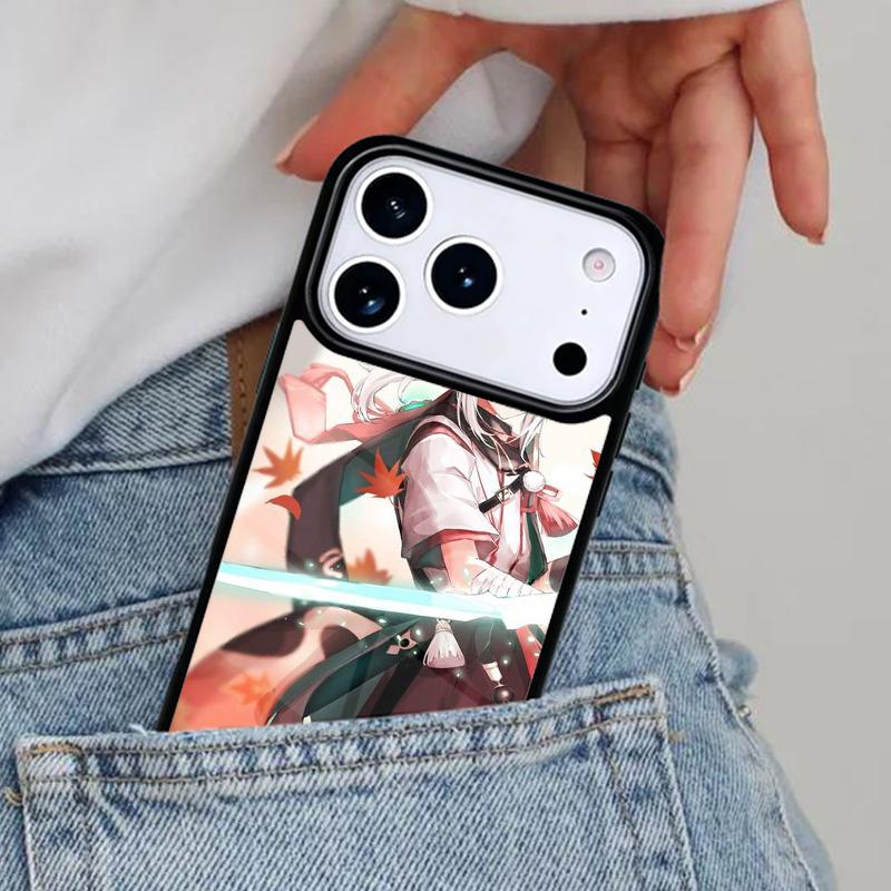 Kaedehara Kazuha Genshin Impact Phone Case for iPhone 16e 15 14 13 12 17 Pro Max Plus Air 17pro Cover Coque