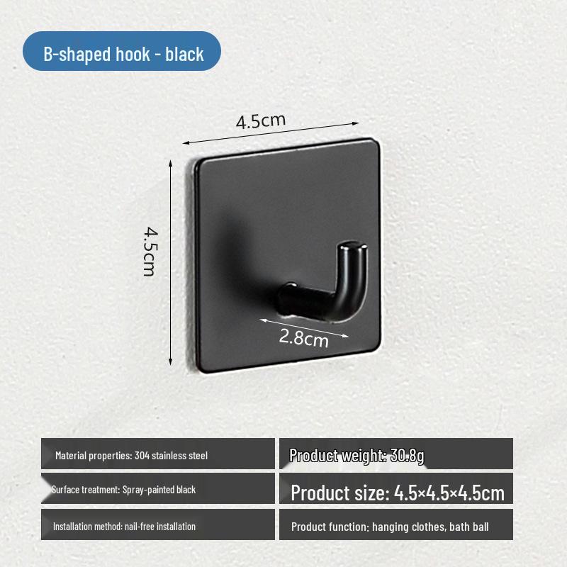 

Набір для ванної кімнати з нержавіючої сталі 304: Полиця для зберігання, Тримач для рушників, Кільце для рушника, Тримач для туалетного паперу, Гачок для халата