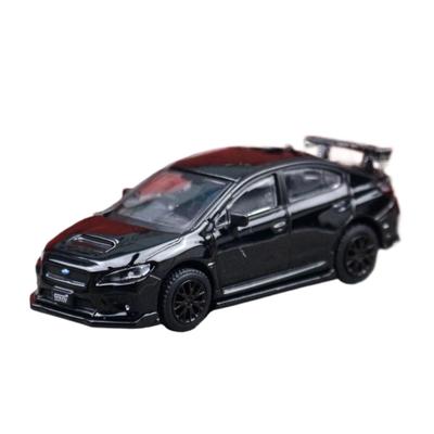 1/64 Subaru STI WRX Super Corrida Carro de Brinquedo JKM JDM Modelo Miniatura Liga de Metal Diecast Veículo Rodas Livres Coleção Presente