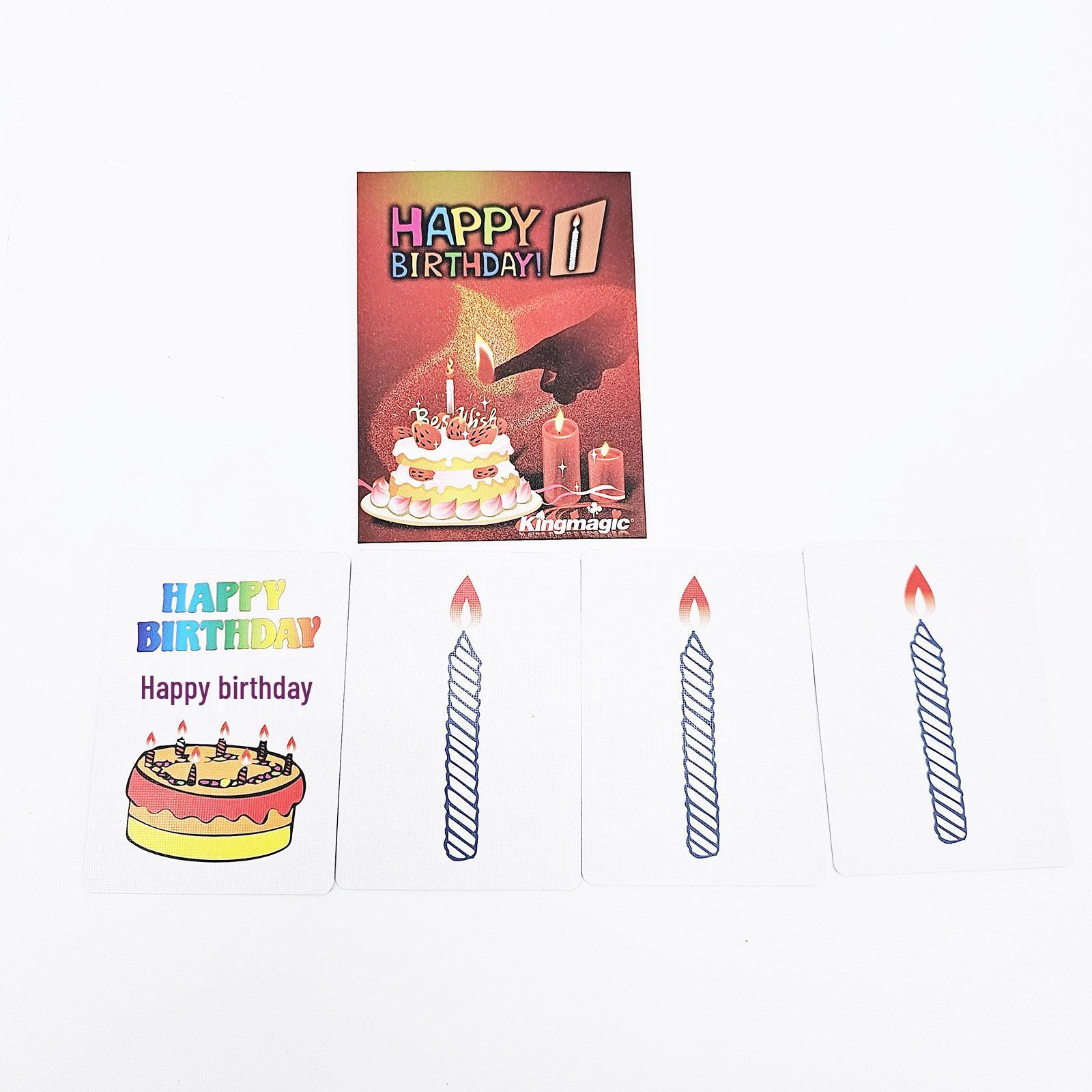 

С Днем рождения KingMagic Магический реквизит Карточные игрушки для детского праздничного выступления