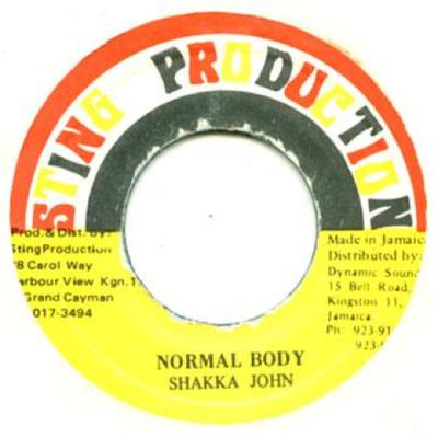 7inch Record SHAKA JOHN - Normal Boy Sting Productio 1989 Jamaica Reggae, Ska & Dub