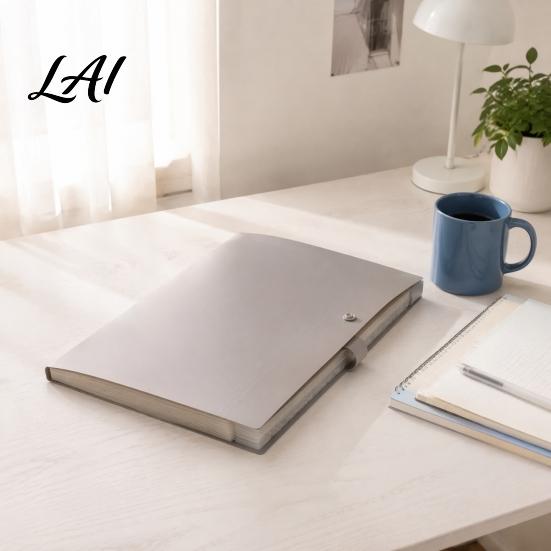 Exam Paper Storage Folder Expanding File Folder Waterproof PP A4 Letter Size Document Study Supplies for School Organizer Portable Receipt Organizer