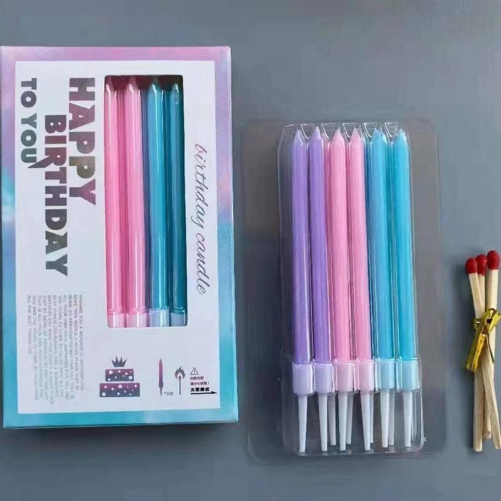 Colorful Candle Birthday Party Decoration Celebration Creative Cake Candle Personalized Rainbow Pencil Candle