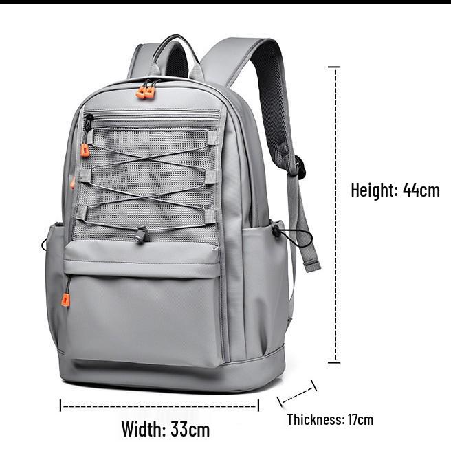 Men's Casual Multifunctional 17" Laptop Backpack - Large Capacity for College, Business & Travel