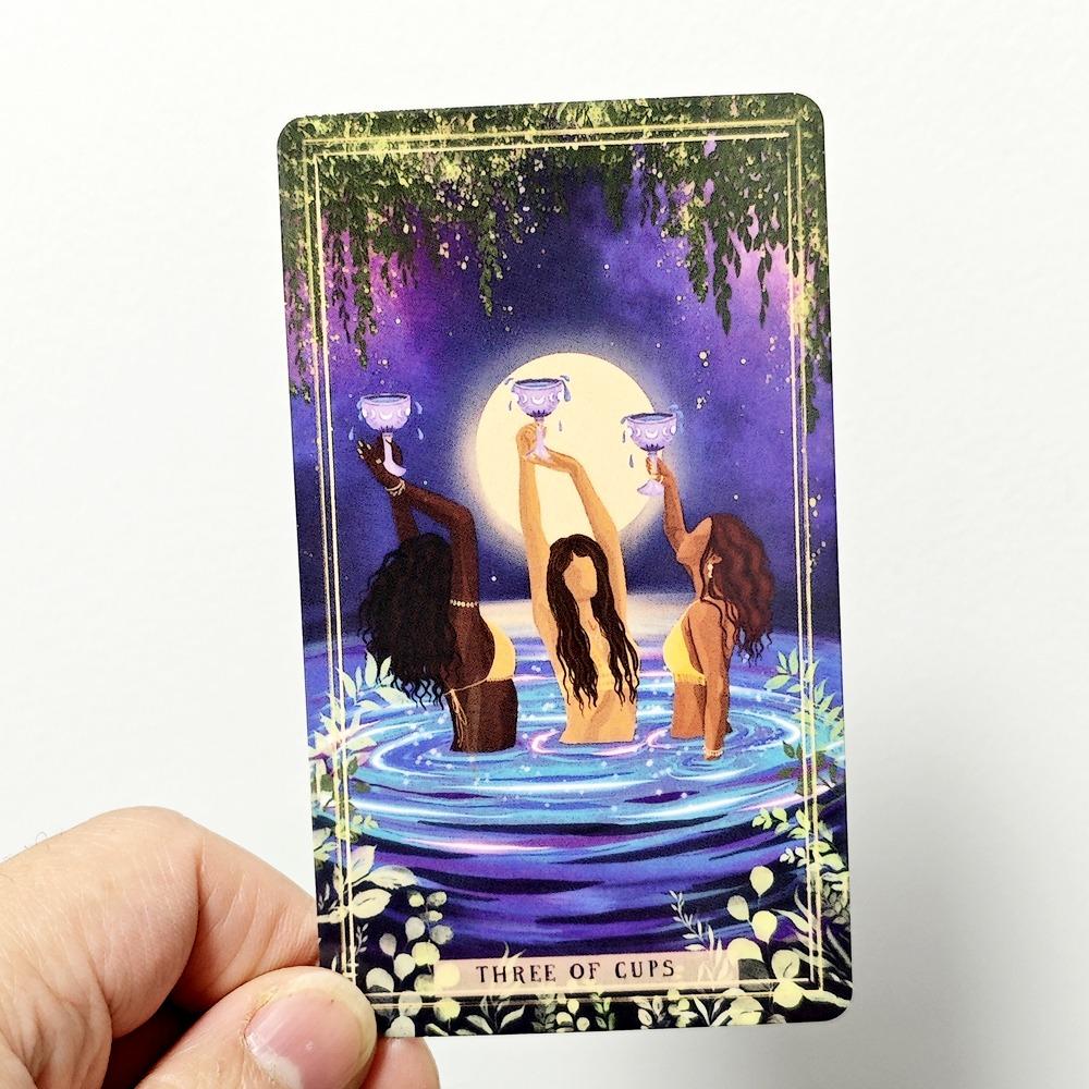 Earth Woman Tarot Deck 10.3*6cm 78 Pcs Tarot Cards Nurture Your Intuition and Celebrate Mother Nature's Wisdom
