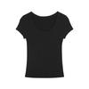 JNBY Women's Ribbed Slim-Fit Short Sleeve T-Shirt