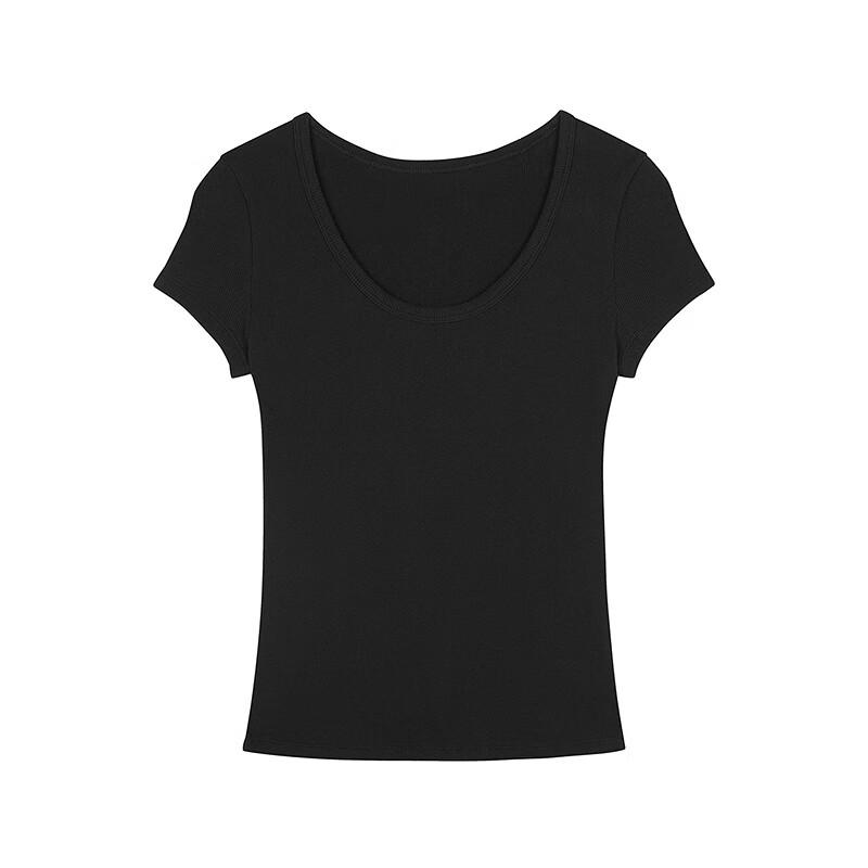 JNBY Women's Ribbed Slim-Fit Short Sleeve T-Shirt