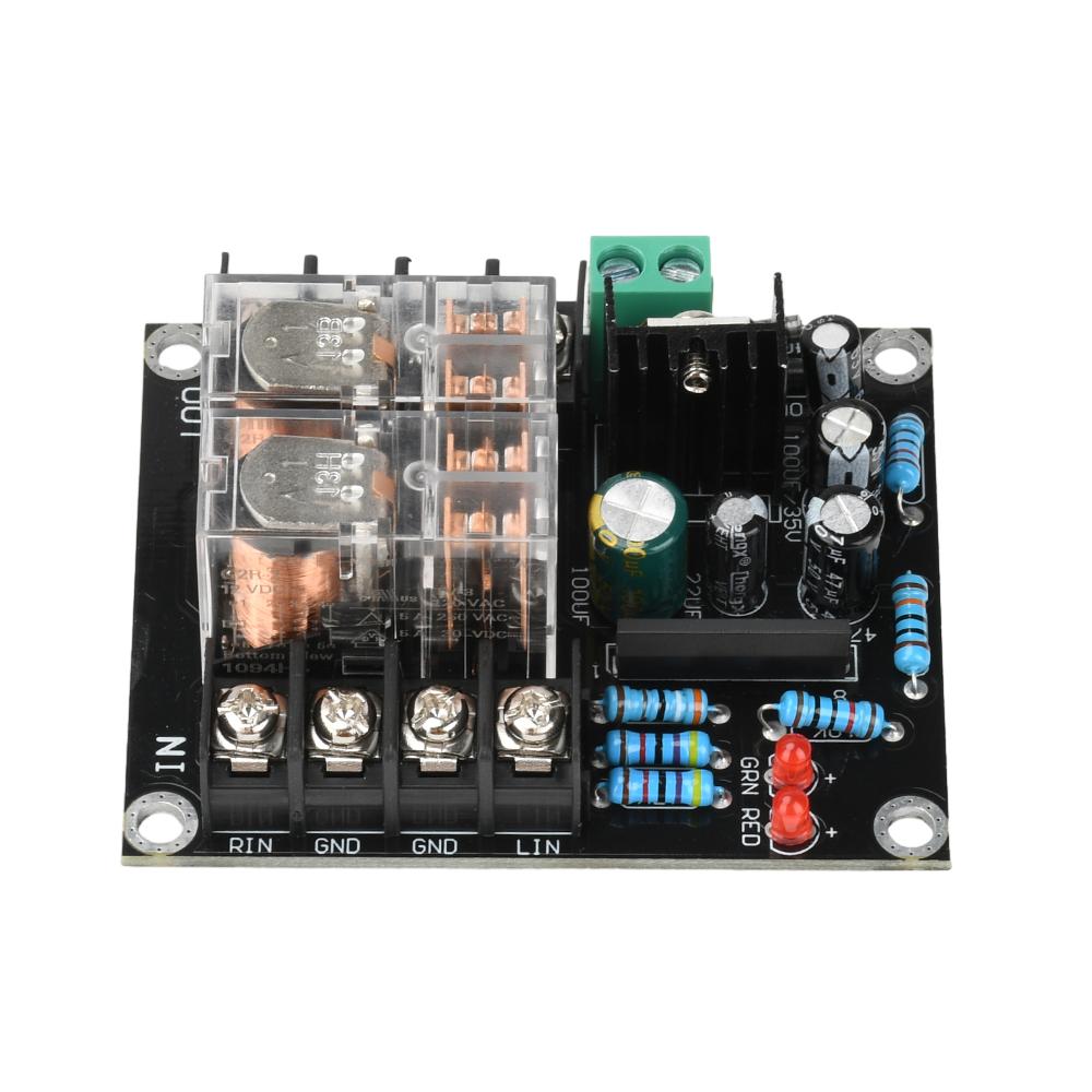 AC 12-18V UPC1237 Speaker Protection Board Dual Parallel Relay Speaker Protection Module with LED