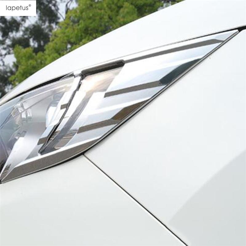 Front Rear Tail Head Headlight Light Fog Lamp Eyebrow Eyelid Cover Trim Accessories Exterior For Nissan Qashqai J11 2014 - 2016