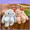 Adorable Strawberry Rabbit Keychain Plush Doll Cute Stuffed Animal Keyring Gift