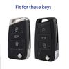 For Volkswagen VW Golf 7 MK7 Tiguan MK2 For Seat Ateca Leon FR Lbiza Skoda Octavia Kodiaq Flip Key Case Cover Fob Protector