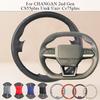 Customized Anti-Slip Car Steering Wheel Cover For CHANGAN 2nd Gen CS55plus Unik Univ Cs75plus Microfiber Leather Auto Grip Cover