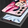 Cartoon Minnie Case for Samsung Galaxy S23 S10e S10 S21 FE S22 S9 S24 Ultra S20 Plus Soft Black TPU Phone Cover Bumper
