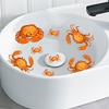 Lucky Koi And Floral Washbasin Sticker Self-Adhesive Waterproof Removable Bathroom Sticker, Wall Bathroom Sink Decal Home Decor