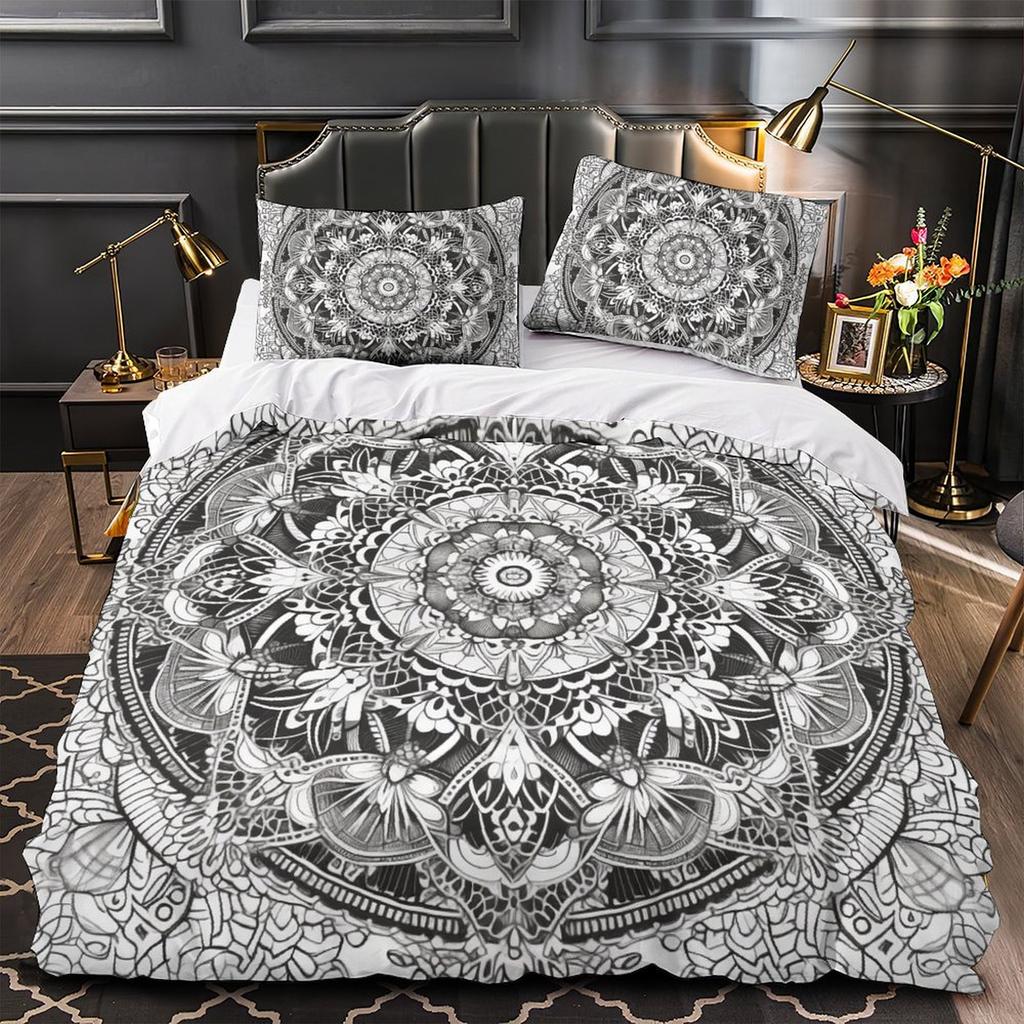 3D Digital Printing Bedding Two Or Three-Piece Set Bohemian Series Polyester
