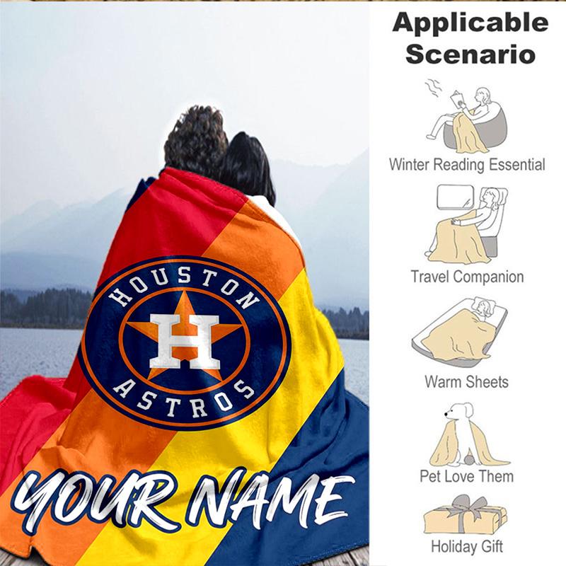Custom Name Blanket Houston basketball Graffiti Art Blanket Bedding Blanket for Travel, Camping, Living Rooms, Offices, Sofas, Fan Christmas gift