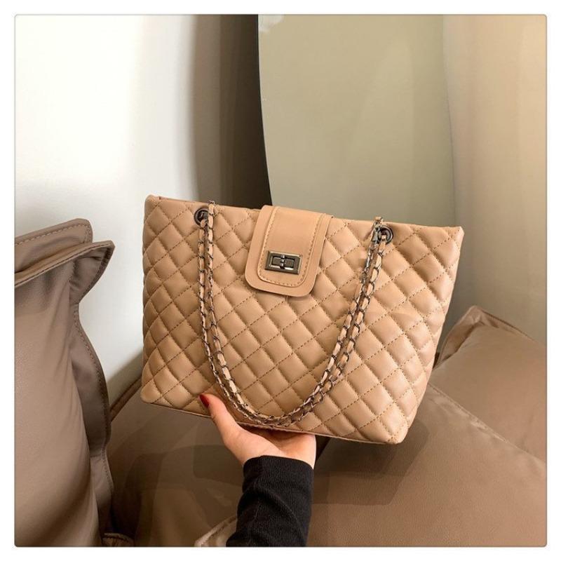 Tote bag Cross speil dameveske Mote allsidig trend Skulderveske Messenger bag Casual enkel bærbar kjedebag