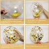 12inch 50pcs black and gold balloon set with confetti, suitable for weddings, birthdays, themed parties,  family gatherings